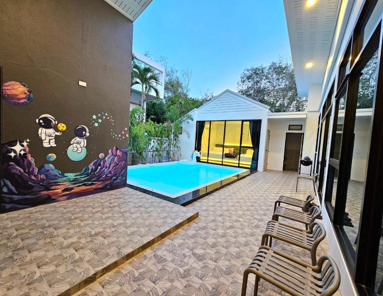 Madaguscar Private Pool Villa-Pattaya Jomtien Beach Exteriör bild